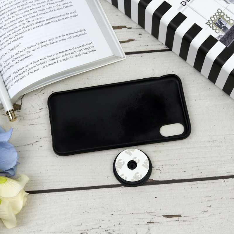 قاب IMD پاپ سوکت دار پلنگی iPhone X/XS
