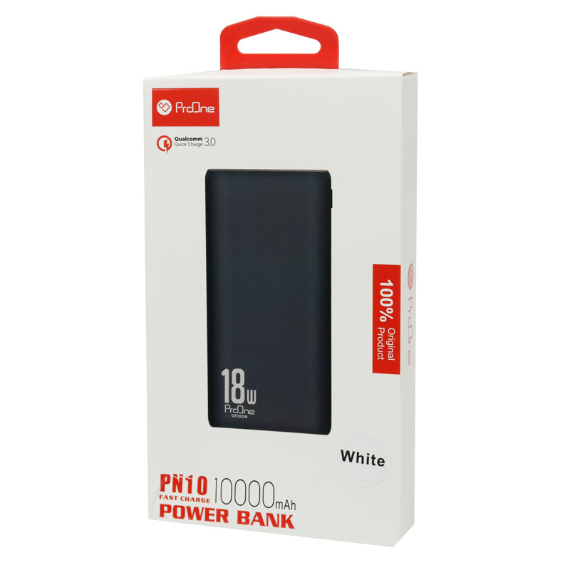 پاور بانک فست شارژ 10000 پرووان ProOne PN10 QC3 PD 18W