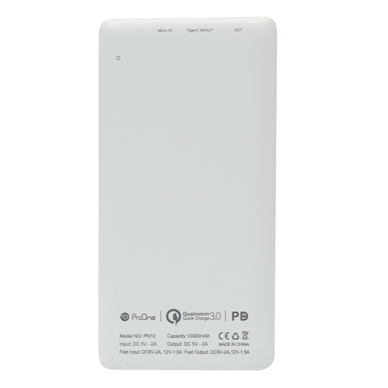 پاور بانک فست شارژ 10000 پرووان ProOne PN10 QC3 PD 18W