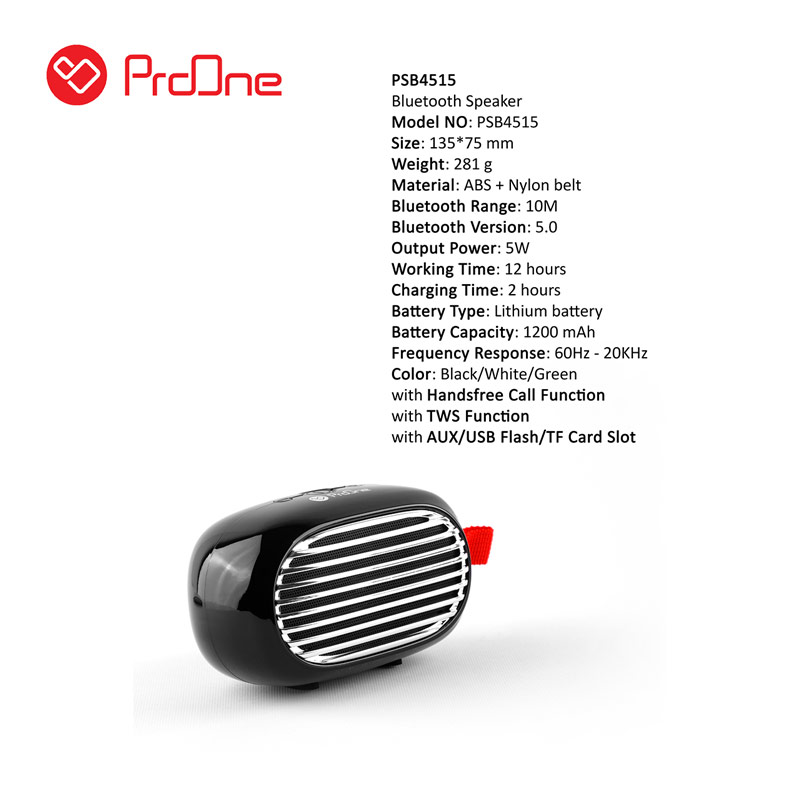 اسپیکر بلوتوثی رم و فلش خور ProOne PSB4515