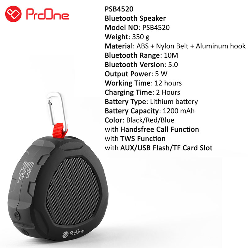 اسپیکر بلوتوثی رم و فلش خور ProOne PSB4520