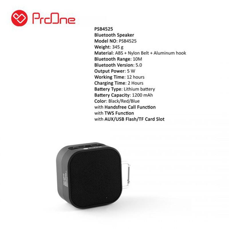 اسپیکر بلوتوثی رم و فلش خور ProOne PSB4525