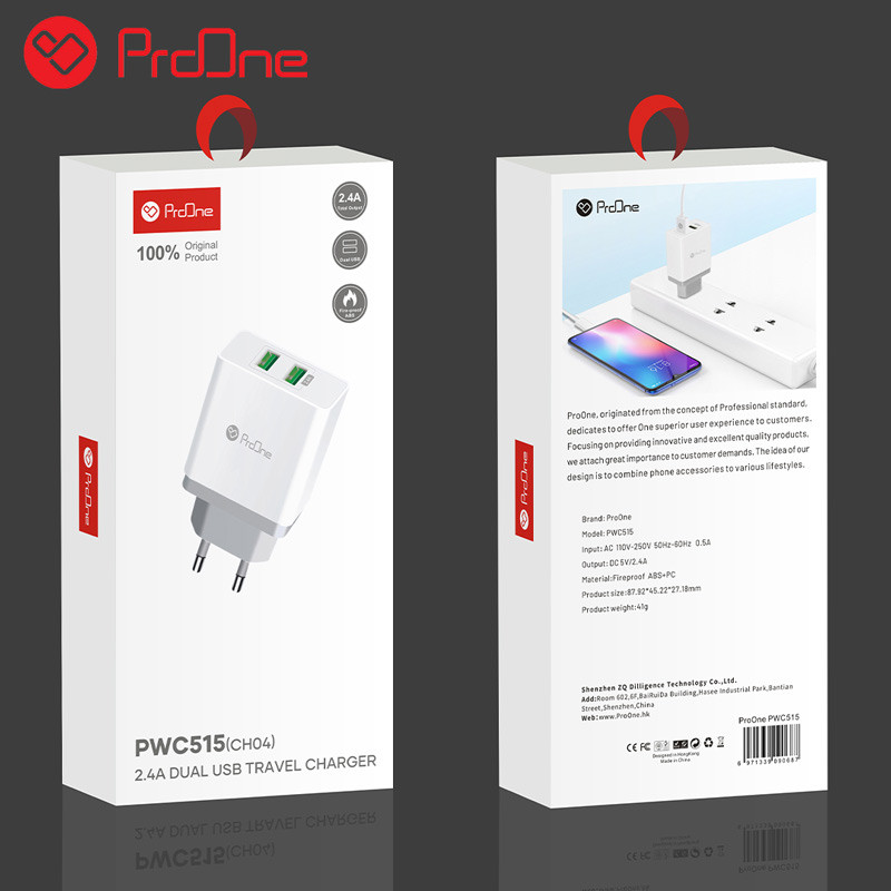 کلگی شارژ ProOne PWC515 CH04 12W