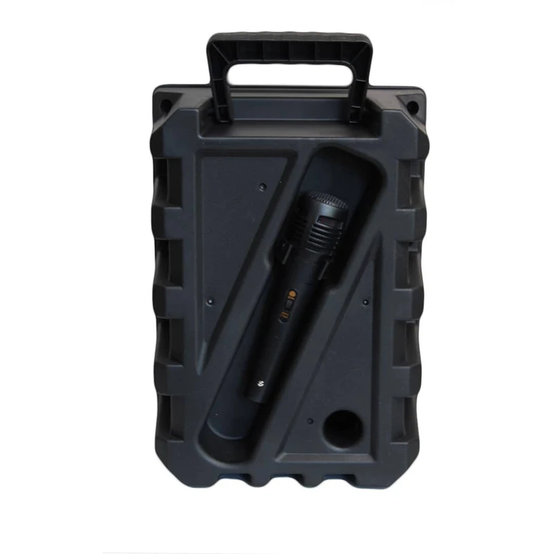 اسپیکر چمدانی بلوتوثی رم و فلش خور Kimiso QS-3806 + میکروفون و ریموت کنترل