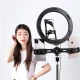 رینگ لایت پایه دار Rock Selfie Ring Light RPH0948