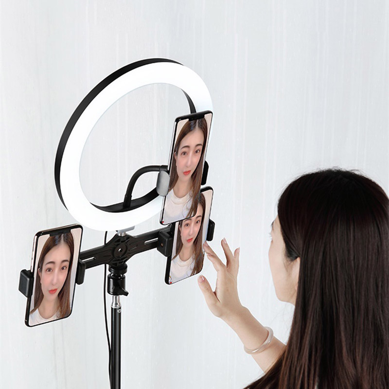 رینگ لایت پایه دار Rock Selfie Ring Light RPH0948