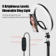 رینگ لایت پایه دار Rock Selfie Ring Light RPH0948