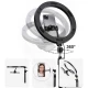 رینگ لایت پایه دار Rock Selfie Ring Light RPH0948