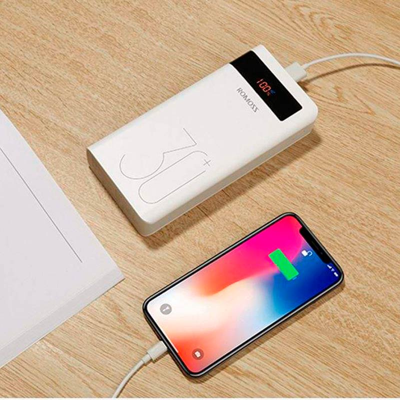 پاور بانک فست شارژ 30000 روموس Romoss Sense 8+ PHP30 Pro QC3 PD