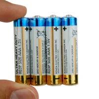 باتری چهارتایی نیم قلمی Ronda Ultra Heavy Duty Ultra Plus R03P 1.5V AAA بسته 40 عددی شرینک