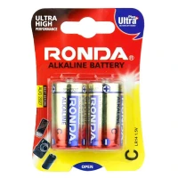 باتری دوتایی متوسط Ronda Alkaline Ultra Plus LR14 1.5V C