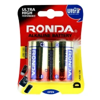 باتری دوتایی بزرگ Ronda Alkaline Ultra Plus LR20 1.5V D