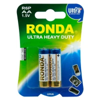 باتری دوتایی قلمی Ronda Ultra Heavy Duty Ultra Plus R6P 1.5V AA