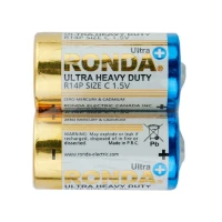 باتری دوتایی متوسط Ronda Ultra Heavy Duty Ultra Plus R14P 1.5V C شرینک