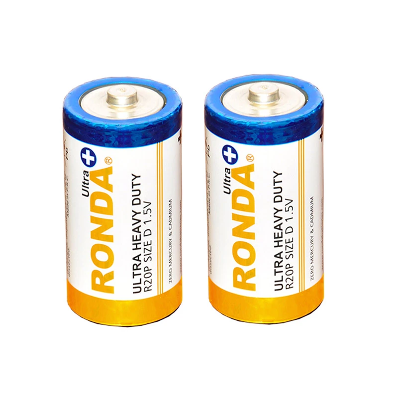 باتری دوتایی بزرگ Ronda Ultra Heavy Duty Ultra Plus R20P 1.5V D