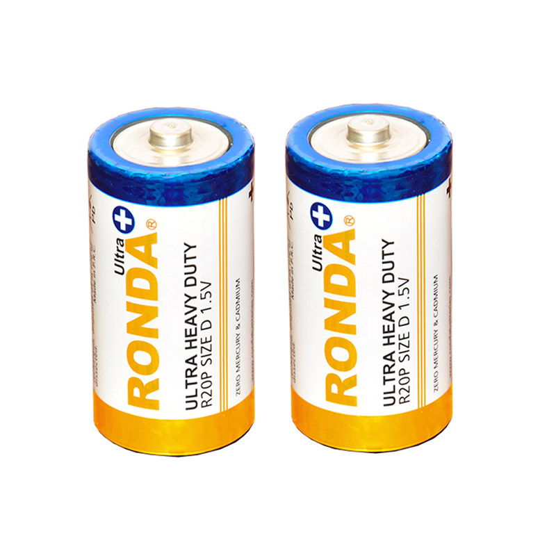 باتری دوتایی بزرگ Ronda Ultra Heavy Duty Ultra Plus R20P 1.5V D