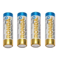 باتری چهارتایی قلمی Ronda Ultra Heavy Duty Ultra Plus R6P 1.5V AA بسته 40 عددی