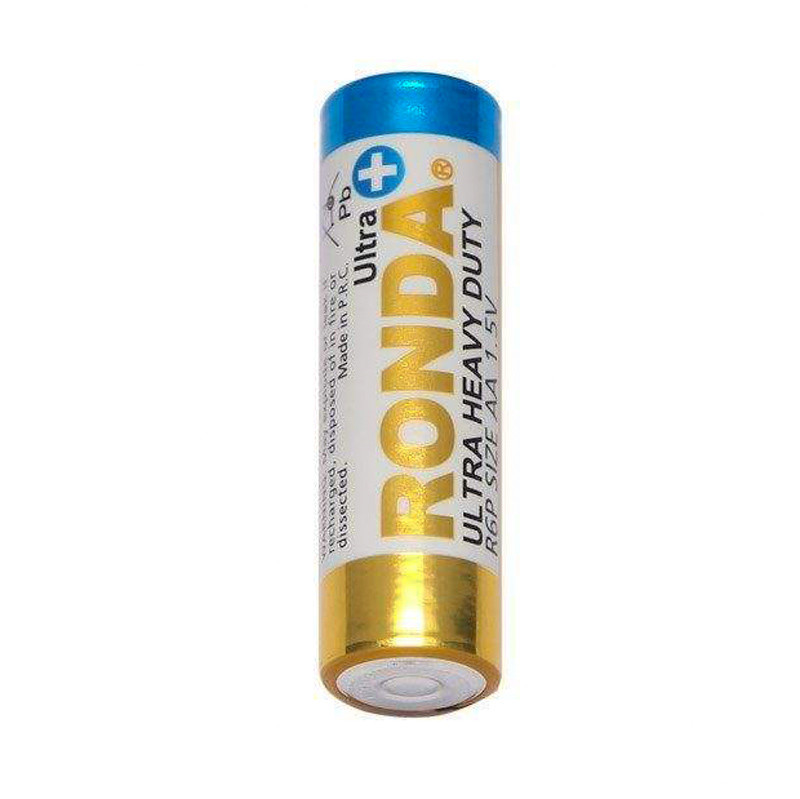 باتری چهارتایی قلمی Ronda Ultra Heavy Duty Ultra Plus R6P 1.5V AA بسته 40 عددی