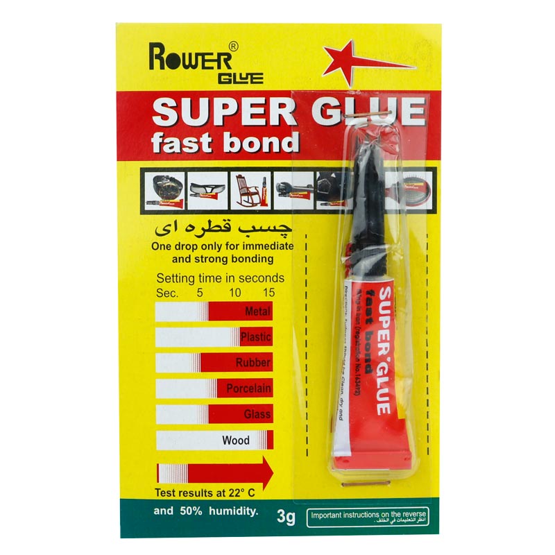 چسب قطره ای Rower Super Glue 3ml