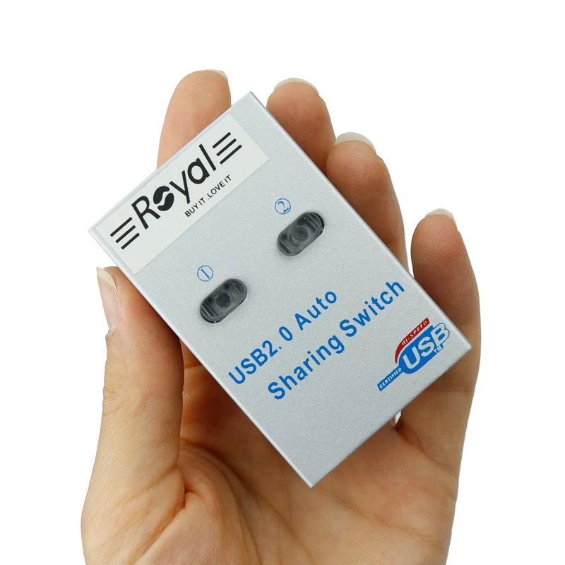 سوییچ پرینتر 2 پورت دستی رویال 2UA