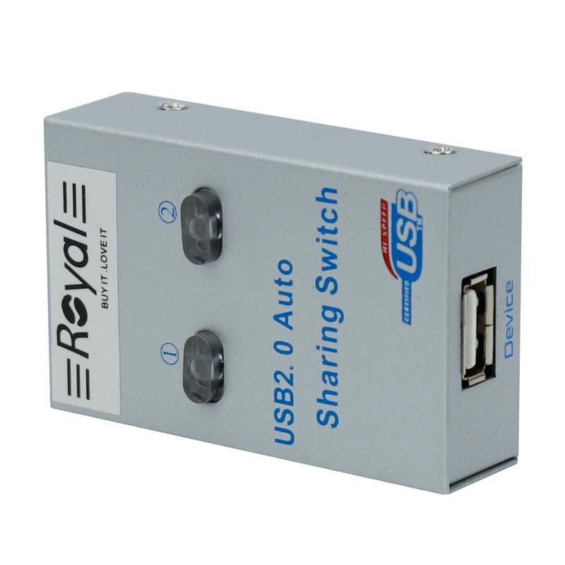سوییچ پرینتر Royal 2UA USB Auto Sharing 2Port