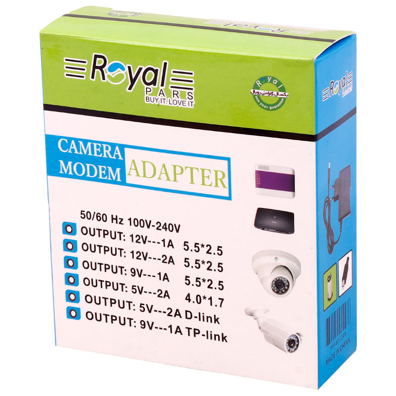آداپتور برق Royal 5V 2A 1.7*4.0