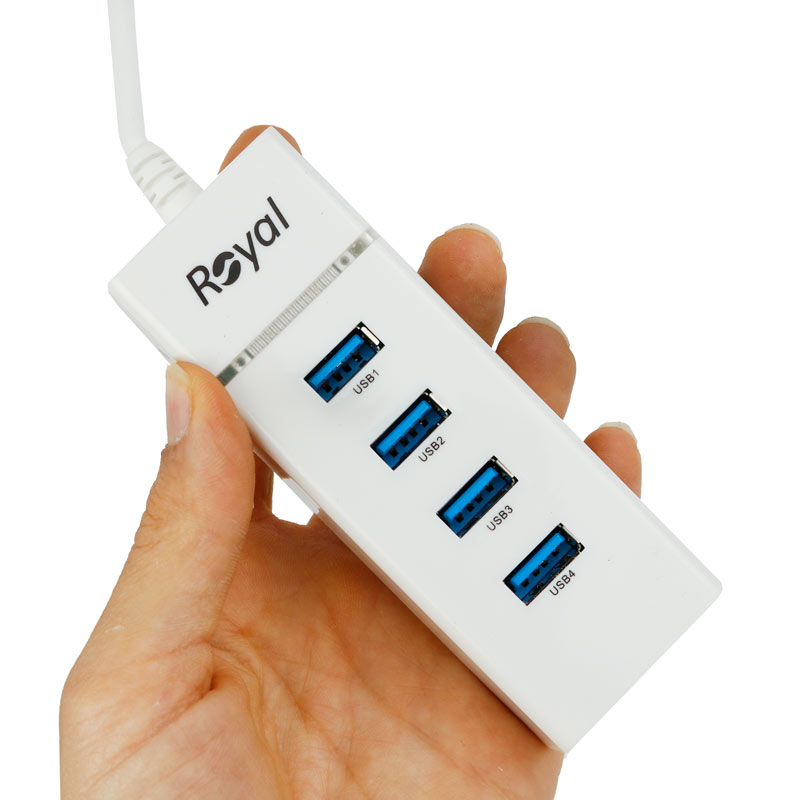 هاب 4 پورت USB3.0 رویال RH3-303
