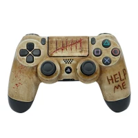دسته بازی بی سیم SONY PlayStation 4 DualShock 4 High Copy طرح Help Me