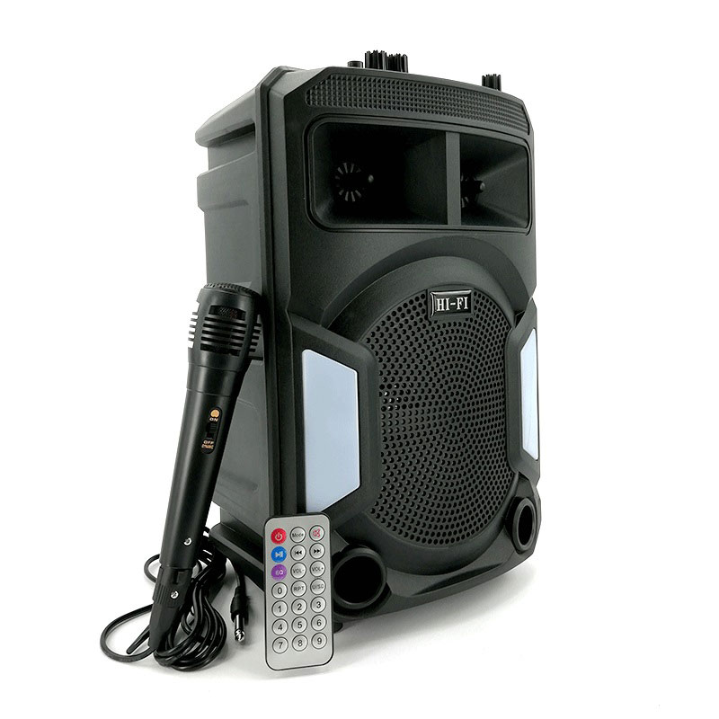 اسپیکر چمدانی بلوتوثی رم و فلش خور HIFI SZ-1828 + میکروفن و ریموت کنترل