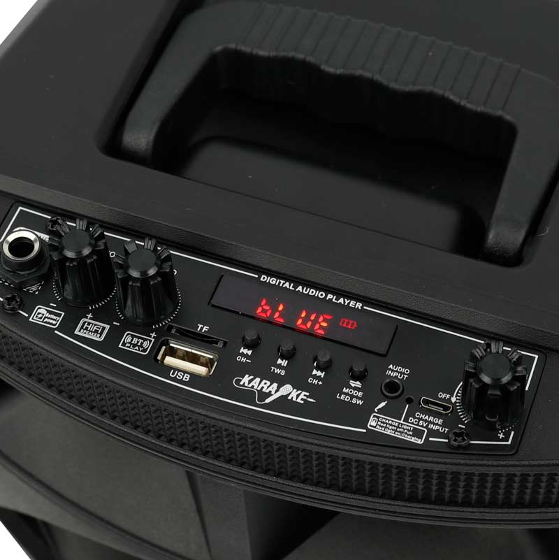 اسپیکر چمدانی بلوتوثی رم و فلش خور HIFI SZ-1828 + میکروفن و ریموت کنترل