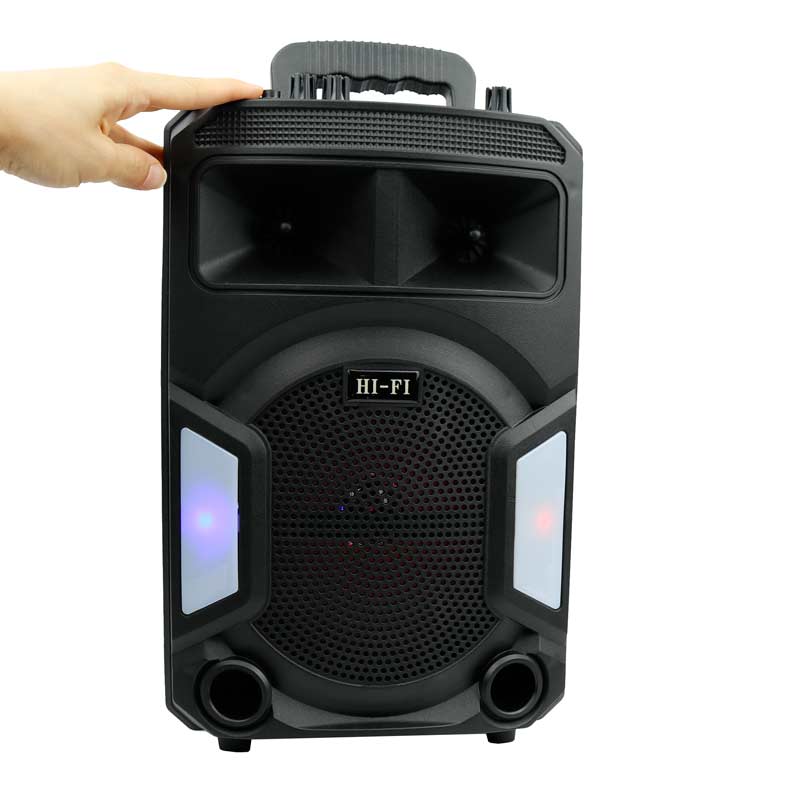 اسپیکر چمدانی بلوتوثی رم و فلش خور HIFI SZ-1828 + میکروفن و ریموت کنترل