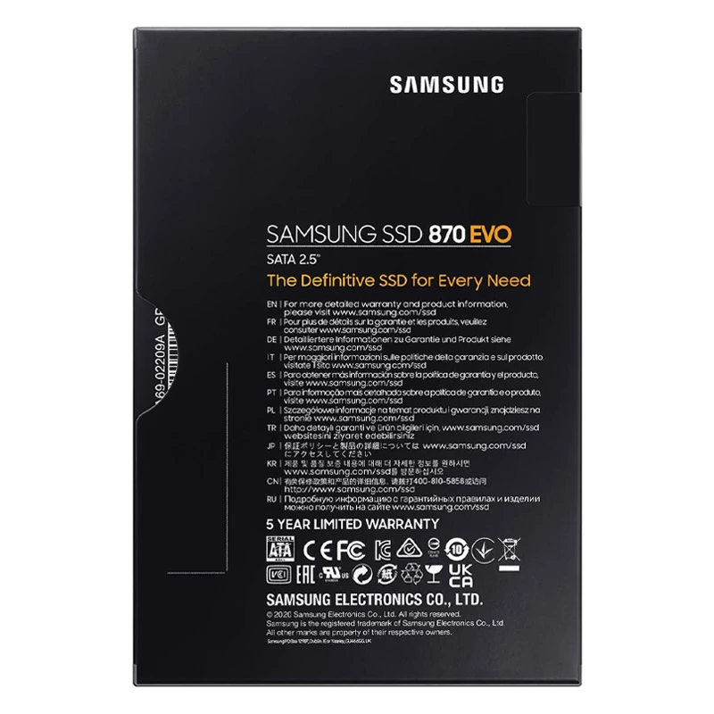 حافظه SSD سامسونگ Samsung 870 EVO 1TB