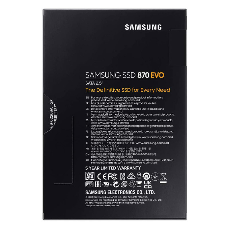 حافظه SSD سامسونگ Samsung 870 EVO 1TB