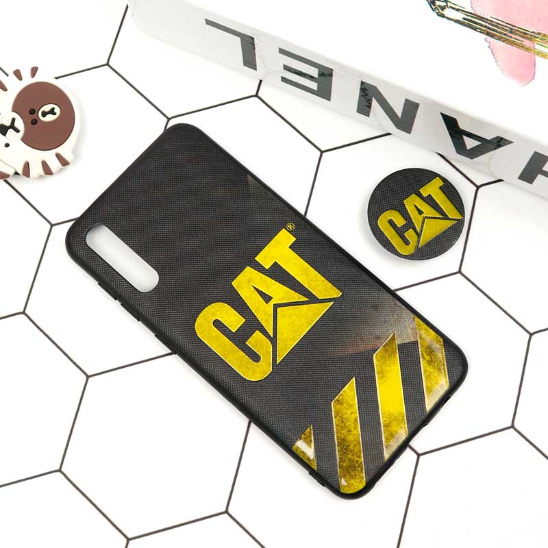 قاب فانتزی برجسته + پاپ سوکت طرح CAT سامسونگ A30s / A50s سری D