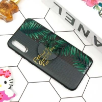 قاب فانتزی برجسته + پاپ سوکت طرح گل سامسونگ A30s / A50s سری D