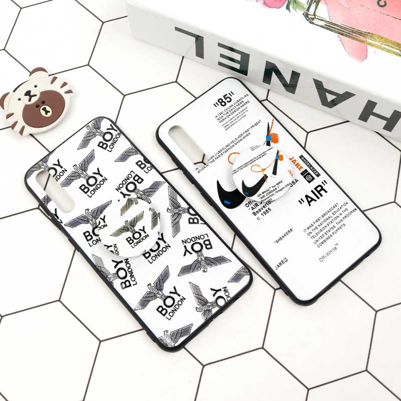 قاب فانتزی برجسته + پاپ سوکت طرح پسرانه سامسونگ A30s / A50s سری D