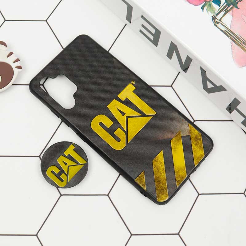 قاب فانتزی برجسته + پاپ سوکت طرح CAT سامسونگ A32 4G سری D