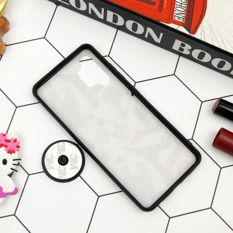 قاب فانتزی برجسته + پاپ سوکت طرح ایفل سامسونگ A32 4G سری D