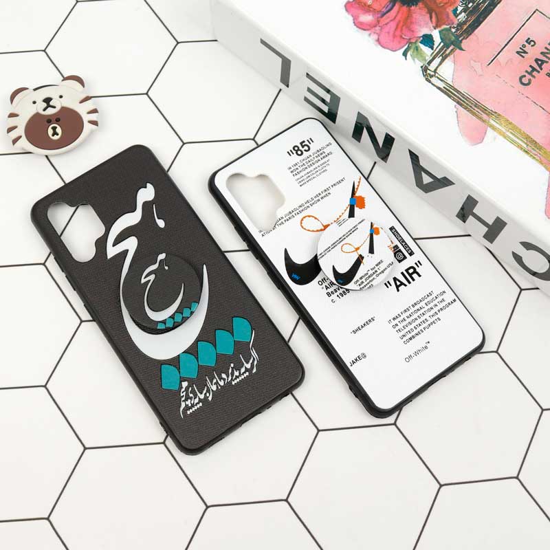 قاب فانتزی برجسته + پاپ سوکت طرح پسرانه سامسونگ A32 4G سری D