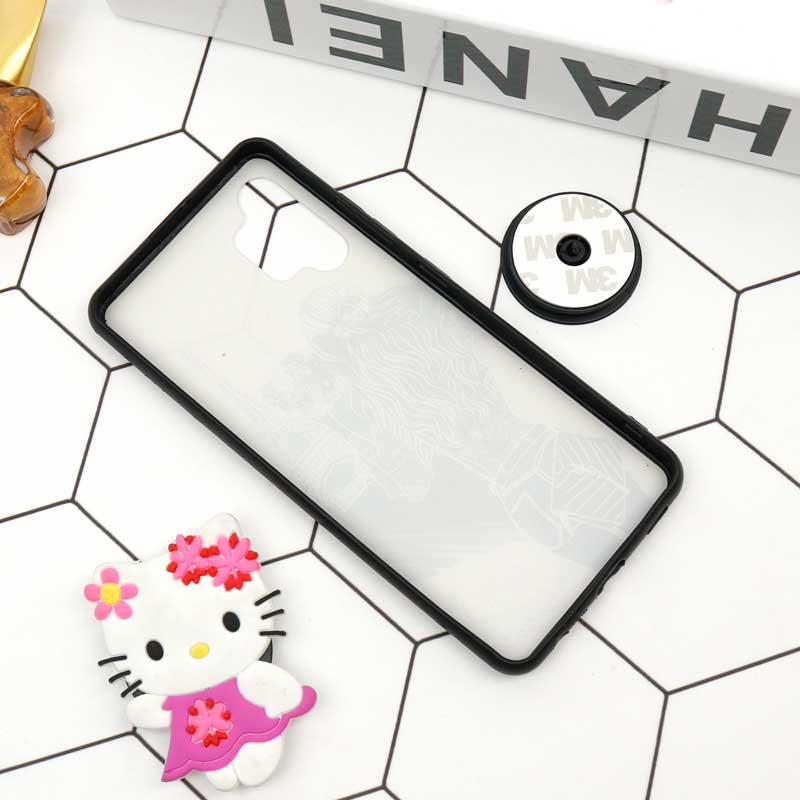 قاب فانتزی برجسته + پاپ سوکت طرح دختر سامسونگ A32 4G سری D