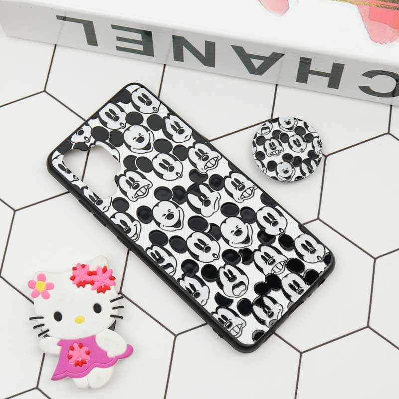 قاب فانتزی برجسته + پاپ سوکت طرح پاندا سامسونگ A32 4G سری D