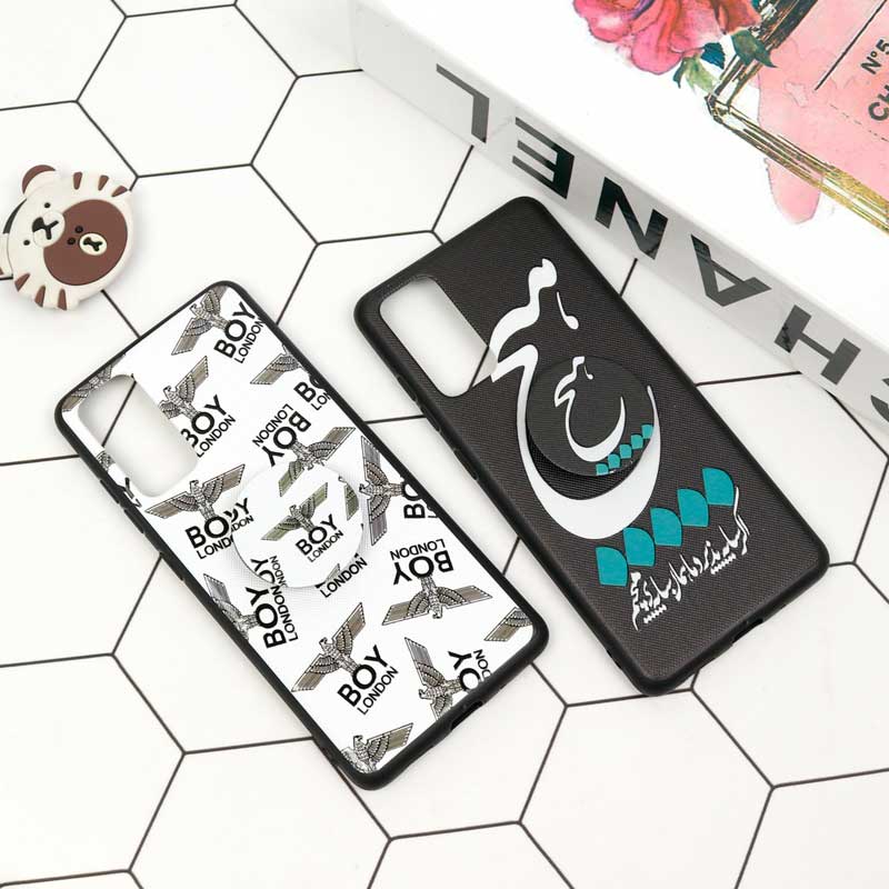 قاب فانتزی برجسته + پاپ سوکت طرح پسرانه سامسونگ S20 FE سری D