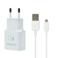 شارژر دیواری فست شارژ Samsung S7 2A + کابل میکرو یو اس بی