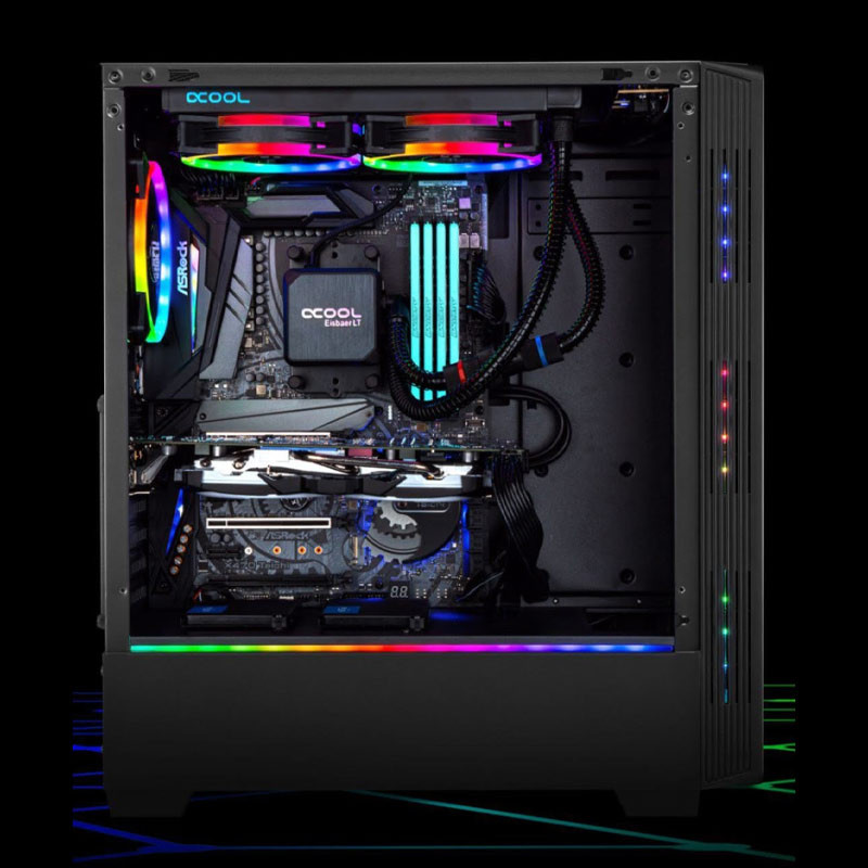 کیس کامپیوتر شارکن Sharkoon RGB LIT100