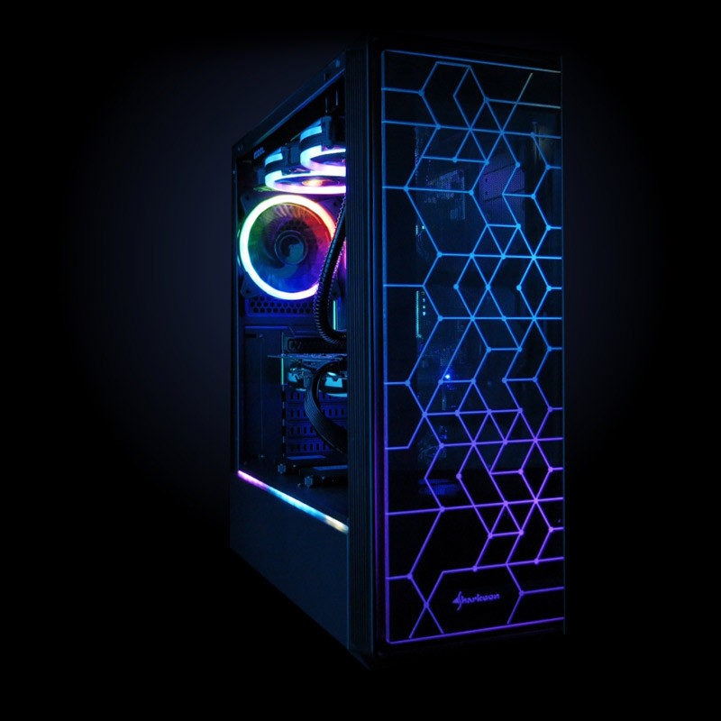 کیس کامپیوتر شارکن Sharkoon RGB LIT100