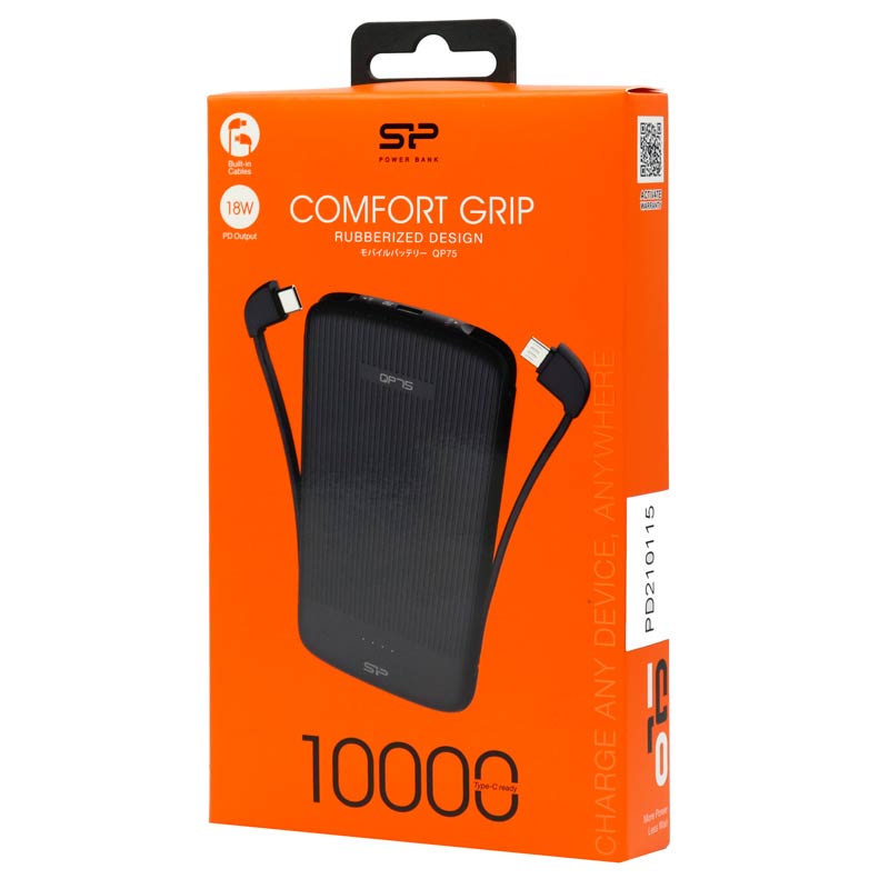 پاور بانک فست شارژ 10000 سیلیکون پاور Silicon Power QP75 QC3 PD 18W
