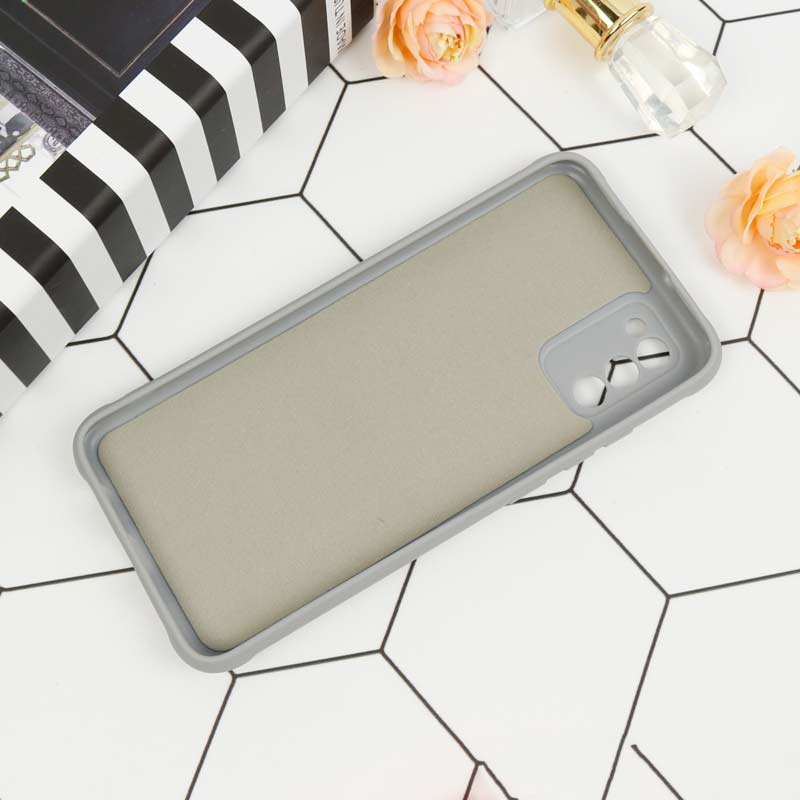 قاب سیلیکونی رنگین کمانی محافظ لنزدار کشویی Samsung A02s