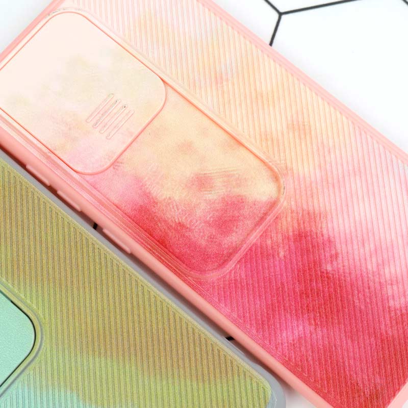 قاب رنگین کمانی محافظ لنزدار کشویی Samsung Galaxy A52 / A52s