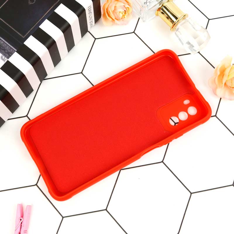 قاب سیلیکونی رنگین کمانی محافظ لنزدار کشویی Xiaomi Poco M3