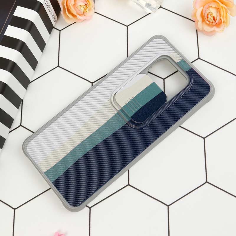قاب سیلیکونی رنگین کمانی محافظ لنزدار کشویی Xiaomi Poco X3